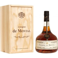 ARMAGNAC DE MONTAL 1977 - I FLOT TRÆKASSE MED ÅRGANG OG NAVN