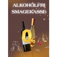 Smagekasse alkoholfri - Dejlige hvid/rødvin og bobler, 3x2 fl. ass.