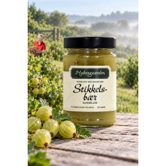Stikkelsbærmarmelade - Hybengaarden - Vendsyssel - Premium product - 325 gr. i glas