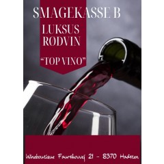 Smagekasse B - Luksus rødvine, 3x2 fl. ass.