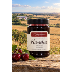 Kirsebær-marmelade - Hybengaarden - Vendsyssel - Premium product - 325 gr. i glas
