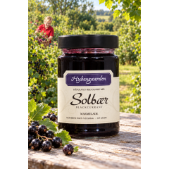 Solbær-marmelade - Hybengaarden - Vendsyssel - Premium product - 325 gr. i glas