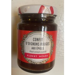 Albert Ménés - "Confiteret rødløg" - 110 gr. glas