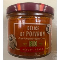 Albert Ménés - "Økologisk rød peber creme" - 100 gr. pr. glas