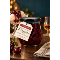 Kirsebærsovs med Rom 400 gr. - Hybengaarden - Vendsyssel - Premium product