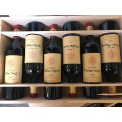 Ch. Phélan-Ségur - St. Estephe - Bordeaux - Vintage 2012 - 2013 - 2014 - 2015 - 2017 - 2018 - Org. Trækasse