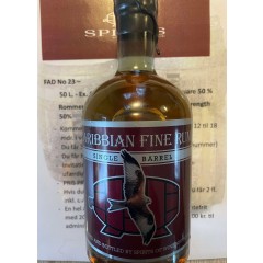 WINEBOUTIQUE EGEN MODNET ROM - BARBADOS SINGLE BARREL - CASK No 23 - 50 % alc. - LET SØDET