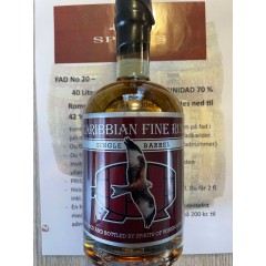 WINEBOUTIQUE EGEN MODNET ROM - TRINIDAD SINGLE BARREL - CASK No 20 - 42 % alc. - IKKE SØDET