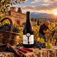 Chateau Nadal Hainaut - "3 Sources Rouge Syrah" - IGP Côtes Catalanes - (UDEN SULFITTER - NATURVIN) - Let og elegant