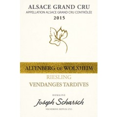 Domaine Joseph Scharsch - Wolxheim, Alsace - Grand Cru Altenberg Riesling - Vendanges Tardives