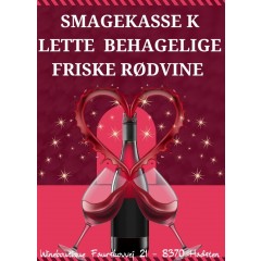 Smagekasse K - Lette behagelige og friske rødvine, 3x2 fl. ass.
