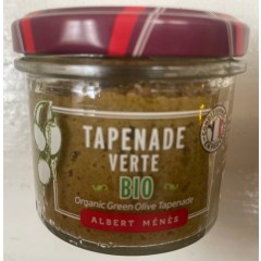 Albert Ménés - "Økologisk grøn oliven tapenade" - 90 gr. pr. glas