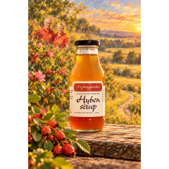 Hybensirup - Hybengaarden - Vendsyssel - Premium product - 200 gr. i glas
