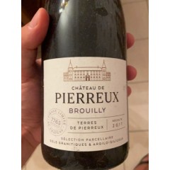 Château de Pierreux - "TERRES DE PIERREUX" - Brouilly - Beaujolais Grand Cru - VINMESTEREN GIVER 98 P