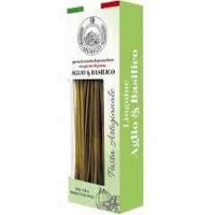 Antico Pastificio Morelli - Pasta i æske - Hvidløg/basilikum.250 gr.. - ITALIEN