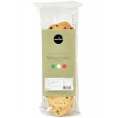  "Schiacciatine m/ oliven" - 150 gr.. - ITALIEN - (sicilianske fladbrød)