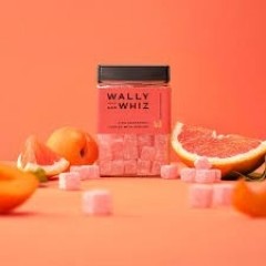 Wally and Whiz - "Pink grapefrugtvingummi drysset med abrikospulver" - 240 gr.