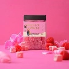 Wally and Whiz - "Hibiscusvingummi drysset med hindbærpulver" - 240 gr. 