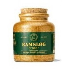 Svendborg Sennepsfabrik - "Ramsløg-sennep" - En finmalet, sød sennep til dressinger, marinader, kartoffel- og kålsalater - 250 gr.