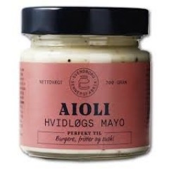 Svendborg Sennepsfabrik - "Aioli" - En frisk hvidløgsmayonnaise rørt med Middelaldersennep - 200 gr.