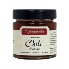 Chili-Chutney - Hybengaarden - Vendsyssel - Premium product - 200 gr. i glas