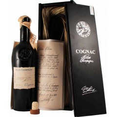 LHERAUD COGNAC PETITE CHAMPAGNE 1979 - I GL. FLASKE M/CERTIFIKAT OG ORG. KASSE